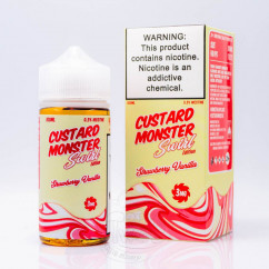 Custard Monster Organic Strawberry Vanilla 100ml 3mg