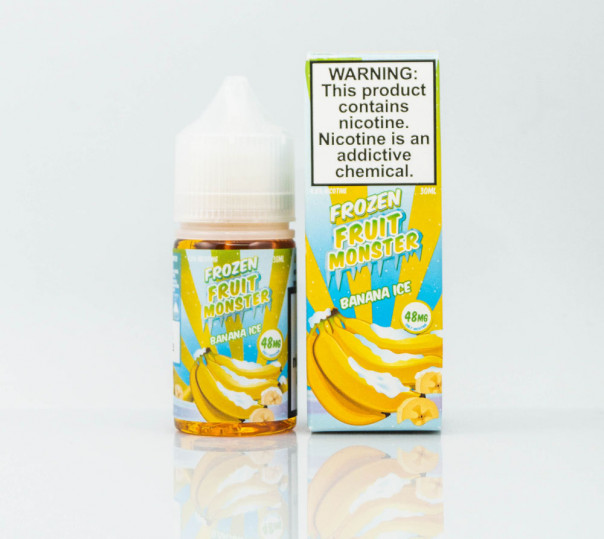 Жидкость Frozen Fruit Monster Salt Banana Ice 30ml 24mg на солевом никотине со вкусом банана с холодком