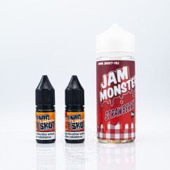 Jam Monster Organic Shortfill Strawberry 110ml 1.5mg