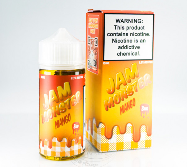 Рідина Jam Monster Organic Mango 100ml 3mg зі смаком мангового джему