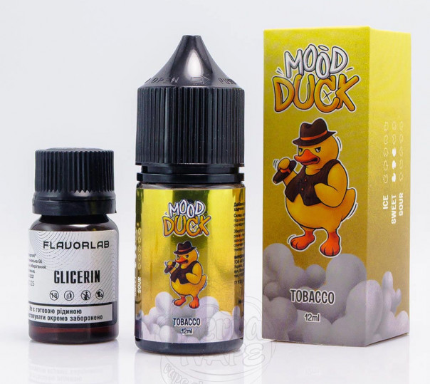 Рідина MoodDuck Salt Tobacco 30ml 50mg зі смаком тютюну (набір компонентів)