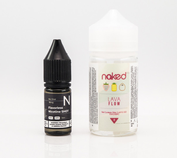 Рідина Naked100 Organic Shortfill Lava Flow 50ml 0mg без нікотину