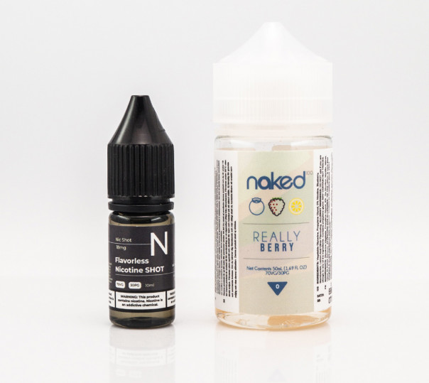 Рідина Naked100 Organic Shortfill Really Berry 60ml 6mg на органічному нікотині