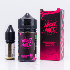 Nasty Organic Shortfill Blackcurrant Lemonade Wicked Haze 50ml 0mg