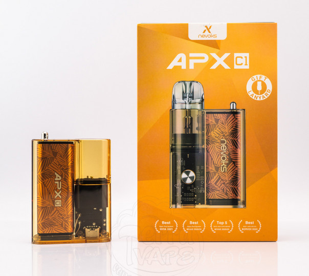 Nevoks APX C1 Pod System Kit 1000mAh Maple Yellow Багаторазова POD система