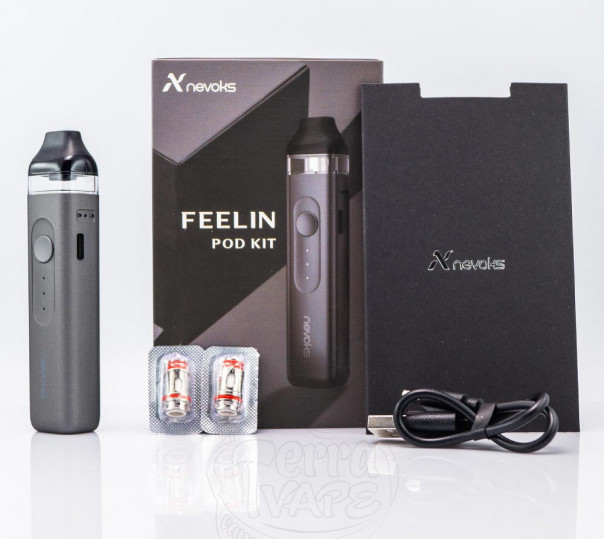 Nevoks Feelin Pod Kit 1000mAh Charcoal Grey Многоразовая POD система