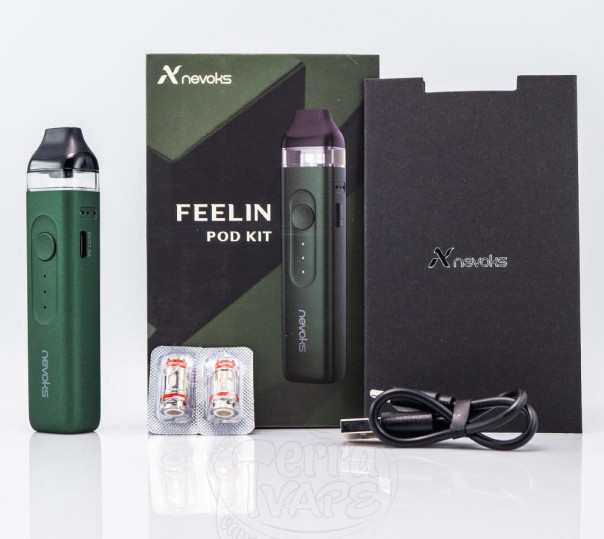 Nevoks Feelin Pod Kit 1000mAh Dark Green Багаторазова POD система