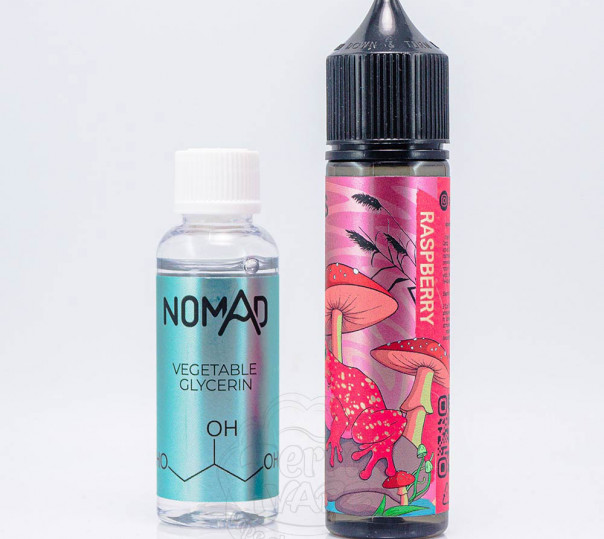 Рідина Jabas Juice Organic Raspberry 60ml 0mg зі смаком малини (набір компонентів)