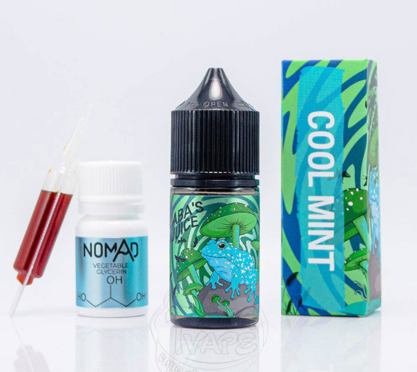 Рідина Jaba's Juice Salt Cool Mint 30ml 0mg зі смаком м'яти (набір компонентів)