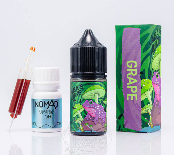 Рідина Jaba's Juice Salt Grape 30ml 0mg зі смаком винограду (набір компонентів)
