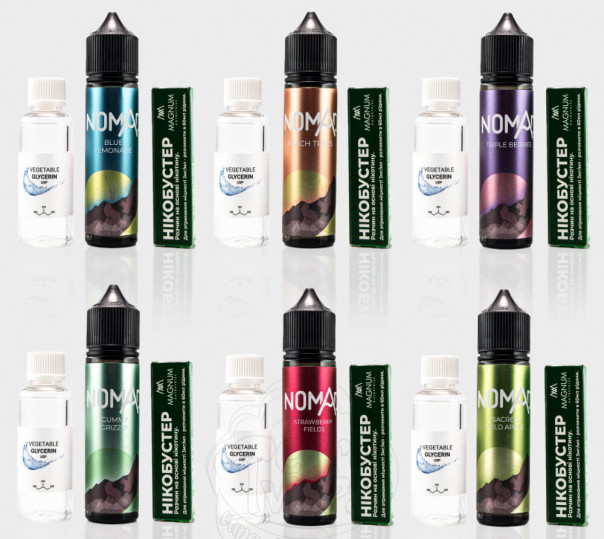 Рідина Nomad Organic 60ml (набір компонентів) Рідина Nomad Organic 60ml (набір компонентів)