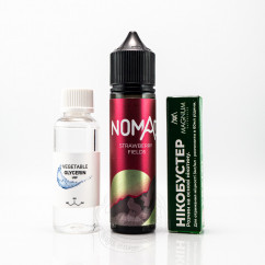 Набір Nomad Organic Strawberry Fields 60ml 0mg Рідина (набір компонентів)
