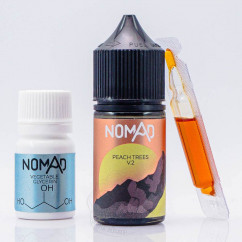 Nomad Salt Peach Trees v2 30ml 0mg Рідина (набір компонентів)