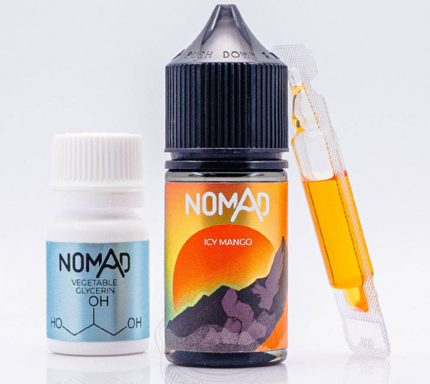 Рідина Nomad Salt Icy Mango 30ml 50mg зі смаком манго з льодом (набір компонентів)