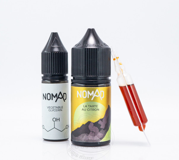 Рідина Nomad Salt La Tarte Au Citron 30ml 0mg зі смаком лимонного пирога (набір компонентів)