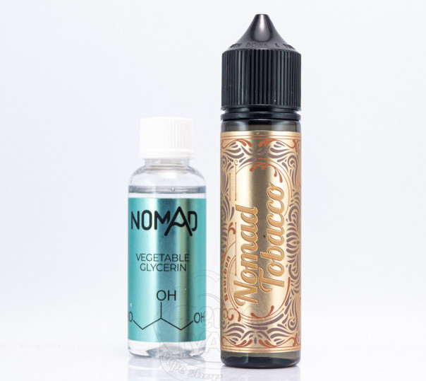 Рідина Nomad Tobacco Organic Bourbon 60ml 0mg (набір компонентів)