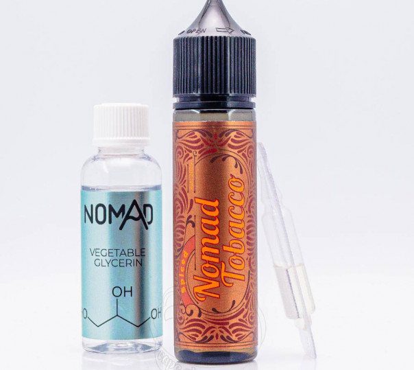 Жидкость Nomad Tobacco Organic Spiced 60ml 0mg со вкусом пряного табака (набор компонентов)
