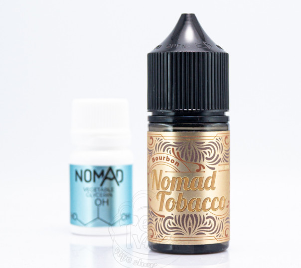 Жидкость Nomad Tobacco Salt Bourbon 30ml 50mg (набор компонентов)