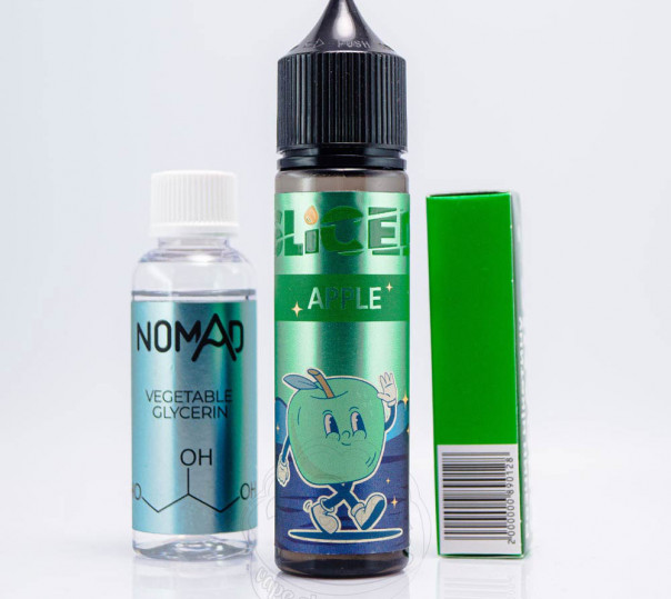 Жидкость Sliced Organic Apple 60ml 6mg (набор компонентов)