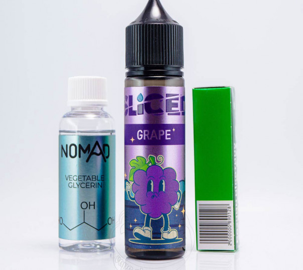 Рідина Sliced Organic Grape 60ml 3mg (набір компонентів)