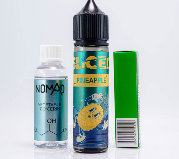 Жидкость Sliced Organic Pineapple 60ml 3mg (набор компонентов)