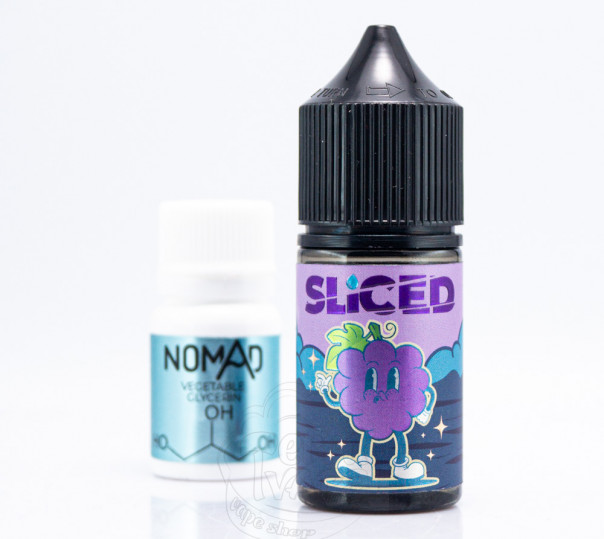 Жидкость Sliced Salt Grape 30ml 0mg со вкусом винограда (набор компонентов)