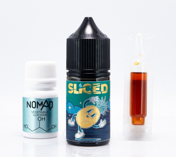 Рідина Sliced Salt Pineapple 30ml 30mg зі смаком ананасу (набір компонентів)