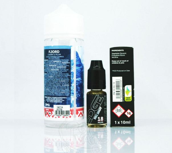 Norse Fjord - Сherry Plum 120ml 3mg на органічному нікотині Norse Fjord - Сherry Plum 120ml 3mg на органічному нікотині