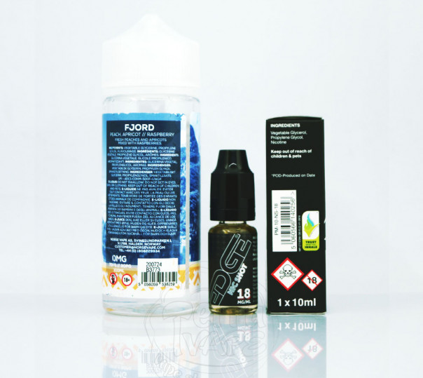 Norse Fjord - Peach Apricot Raspberry 100ml 0mg без нікотину Norse Fjord - Peach Apricot Raspberry 100ml 0mg без нікотину