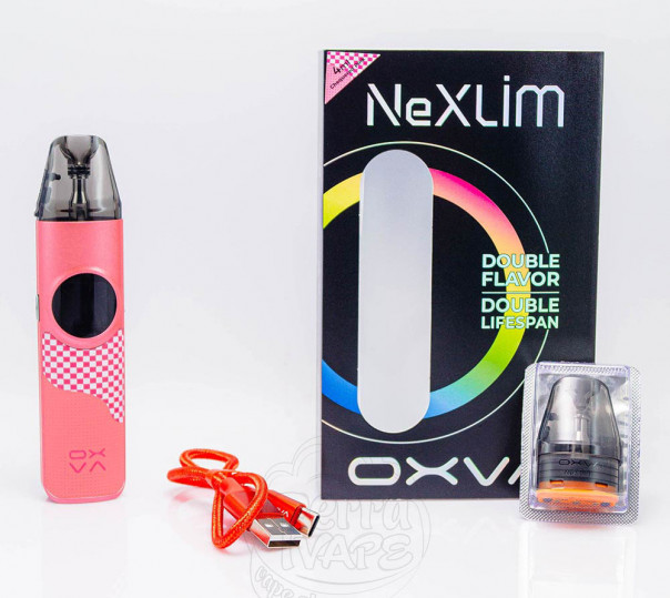 OXVA NeXLIM Pod Kit 1500mAh Chequered Pink Багаторазова POD система