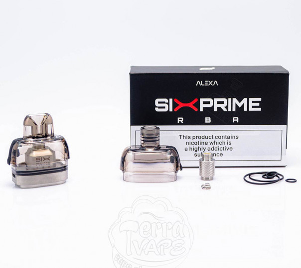 Обслуговувана база OXVA & Alexa Nation Six Prime RBA Section для багаторазової POD системи Vpime Pod Kit