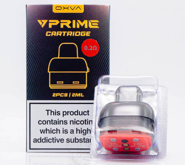 Картридж OXVA VPrime Pod Cartridge для многоразовой POD системы OXVA VPrime 2ml 0.2Ом