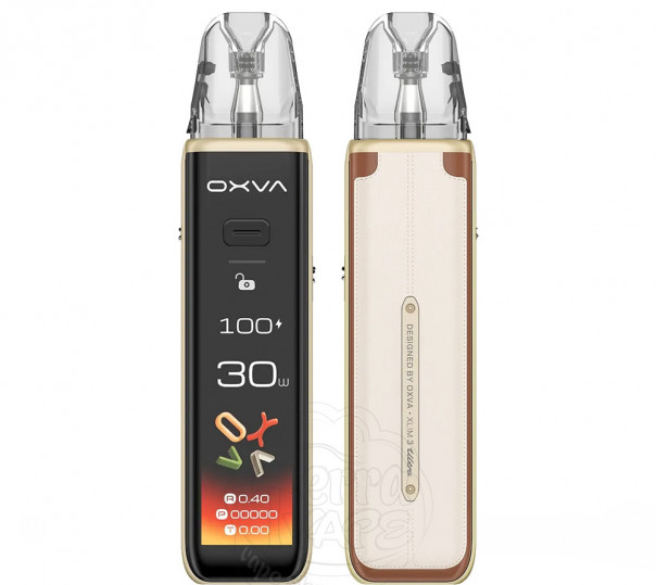 OXVA XLIM 3 ULTRA Pod Kit 1500mAh Brown Beige Багаторазова POD система