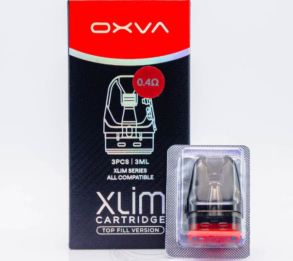 Картридж OXVA Xlim v3 Cartridge 3ml 0.4 Ом для многоразовой POD системы XLIM Pro / 2 / 3, v2, 3 Ultra, SE / 2, SQ / Pro / Pro 2, Classic Edition, GO/2