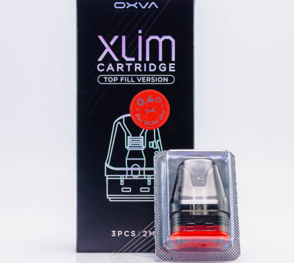 Картридж OXVA Xlim v3 Cartridge 2ml 0.4 Ом для багаторазової POD системи XLIM PRO / 2 / 3, 3 Ultra, Classic Edition, SQ PRO / 2, GO / 2, SE 2