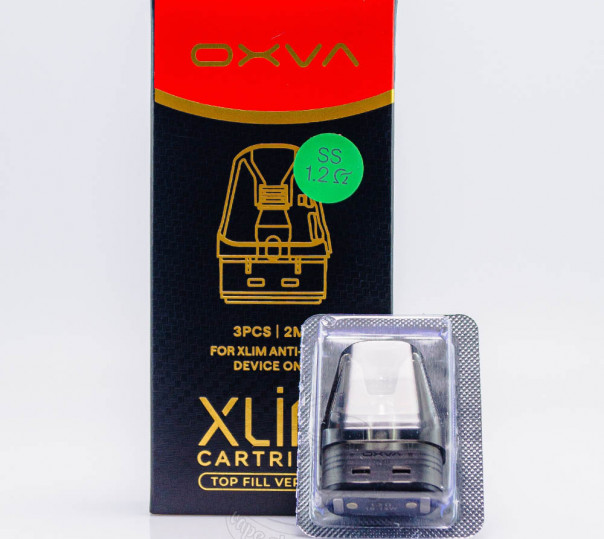 Картридж OXVA Xlim v3 Cartridge 2ml 0.6 Ом SS для багаторазової POD системи Xlim Pro 2 DNA Version