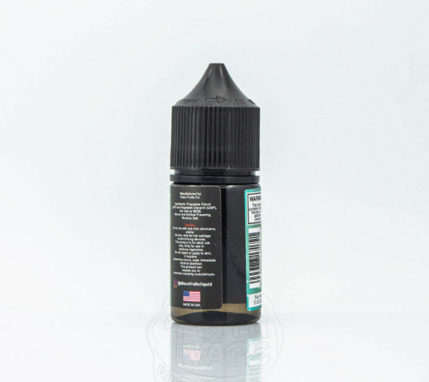 Жидкость Disco Fruits/Vibes Salt Iced Peach 30ml 50mg на солевом никотине со вкусом персика с холодком