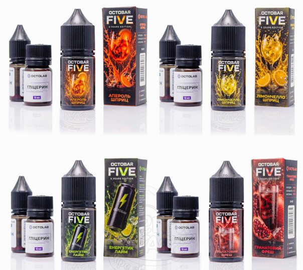 Жидкость Octobar Five Salt 30ml (набор компонентов)