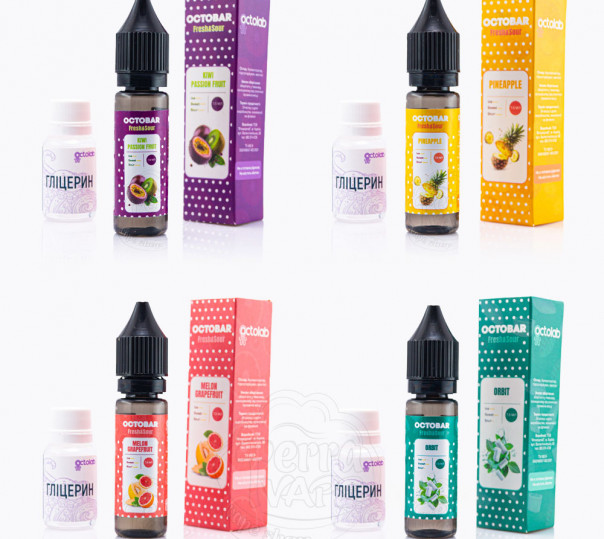 Рідина Octobar Fresh&Sour Salt 15ml (набір компонентів)