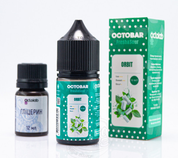 Жидкость Octobar Fresh&Sour Salt Orbit 30ml 50mg (набор компонентов)