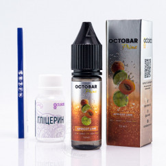 Octobar Prime Salt Apricot Lime 15ml 50mg Рідина