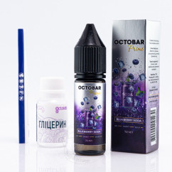 Octobar Prime Salt Blueberry Soda 15ml 50mg Рідина