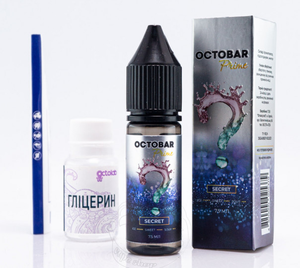 Рідина Octobar Prime Salt Secret 15ml 50mg зі смаком ягідно-фруктового міксу (набір компонентів)