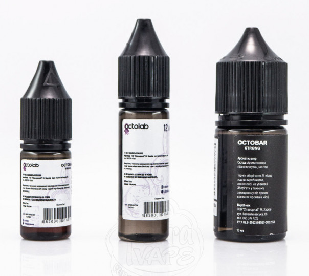 Жидкость Octobar Strong Salt Pine Energy 30ml 50mg со вкусом ананасового энергетика (набор компонентов)