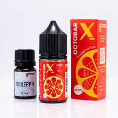 Octobar X Salt Grapefruit Ice 30ml 50mg Рідина (набір компонентів)