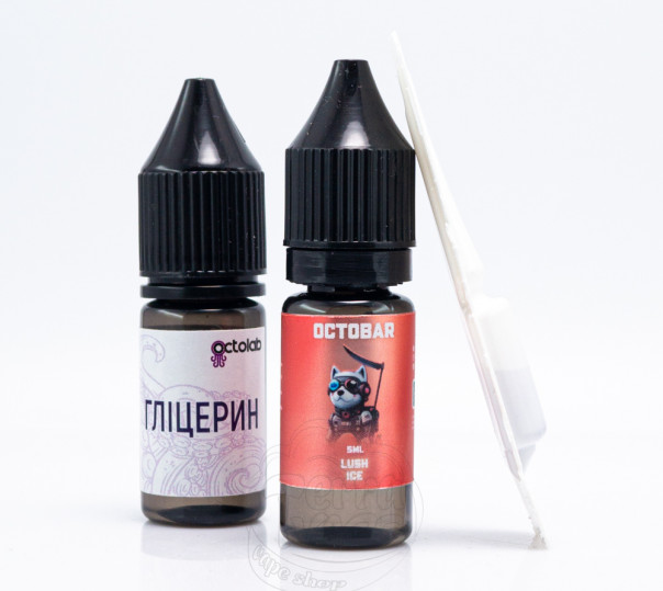 Рідина Octobar Salt Lush Ice 10ml 50mg зі смаком кавуна з холодком (набір компонентів)