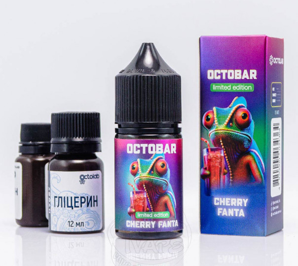 Рідина Octobar Salt Cherry Fanta 30ml 50mg зі смаком вишневої фанти (набір компонентів)