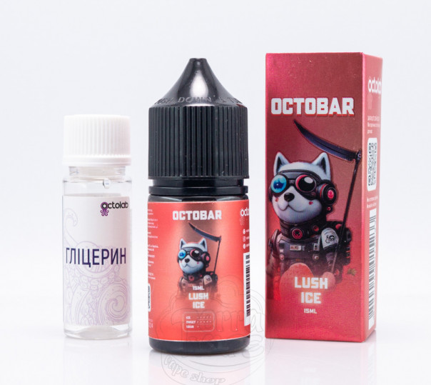 Рідина Octobar Salt Lush Ice 30ml 50mg зі смаком кавуна з холодком (набір компонентів)