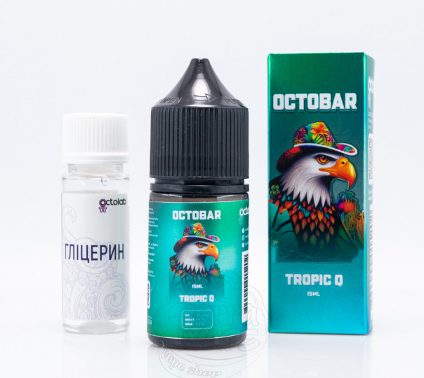 Рідина Octobar Salt Tropic Q 30ml 50mg зі смаком тропічних фруктів (набір компонентів)