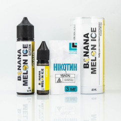 Набір IONIQ Banana Melon Ice 60ml 3mg Рідина (набір компонентів)